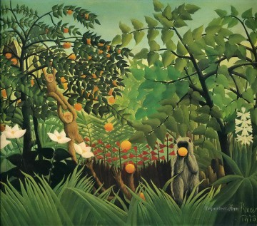  Rousseau Decoraci%C3%B3n Paredes - paisaje exótico 1910 Henri Rousseau Postimpresionismo Primitivismo ingenuo